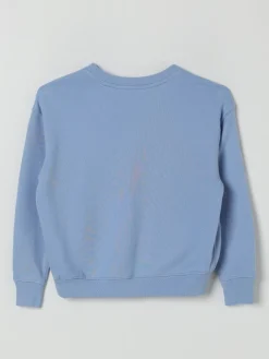 Felpa a girocollo in cotone con stampa Teddy Polo Ralph Lauren
