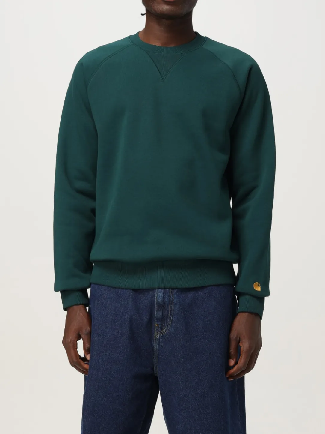 Felpa a girocollo in misto cotone Carhartt Wip