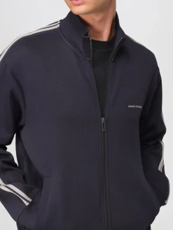 Felpa Armani Exchange in misto cotone con zip