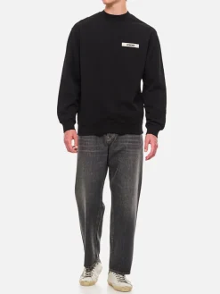 Felpa basic Jacquemus in cotone con logo