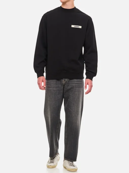 Felpa basic Jacquemus in cotone con logo