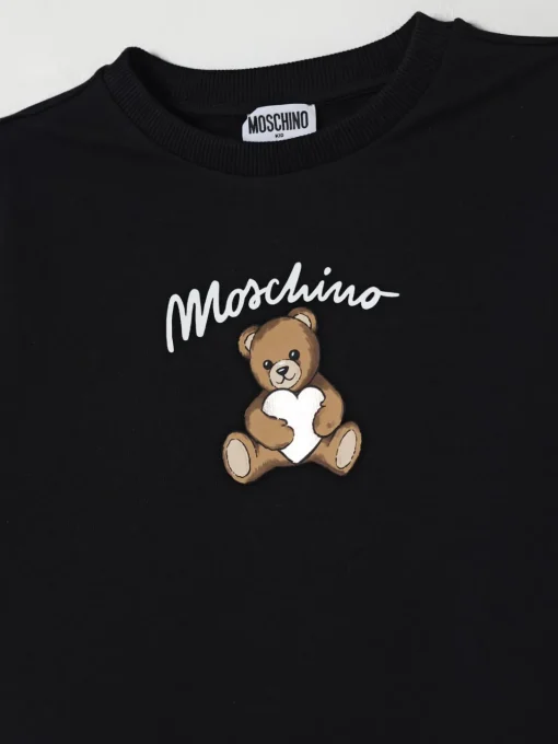 Felpa basic Moschino in cotone con logo
