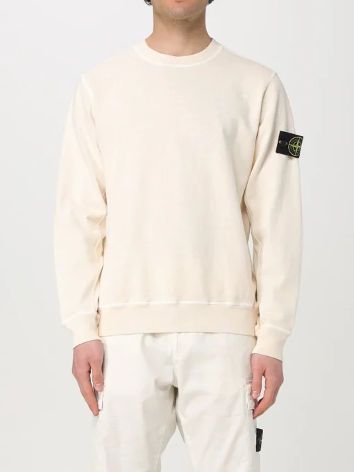 Felpa basic Stone Island in cotone