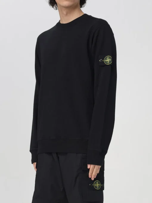 Felpa basic Stone Island in cotone