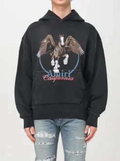 Felpa con cappuccio Amiri in cotone con stampa