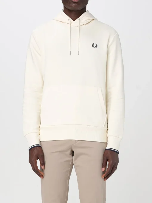 Felpa con cappuccio e logo Fred Perry