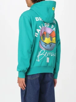 Felpa con cappuccio in cotone stampata Barrow