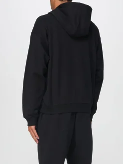 Felpa con cappuccio in cotone con logo Medusa Versace