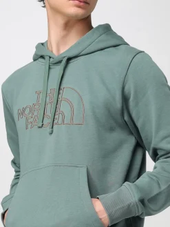 Felpa con cappuccio in misto cotone con logo The North Face