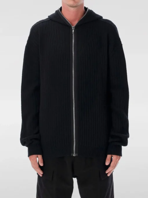 Felpa con cappuccio Rick Owens in lana