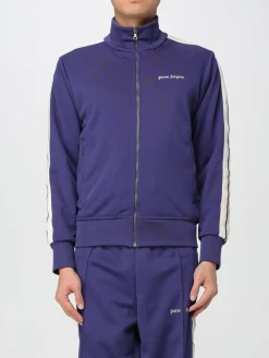 Felpa con zip in poliestere Palm Angels