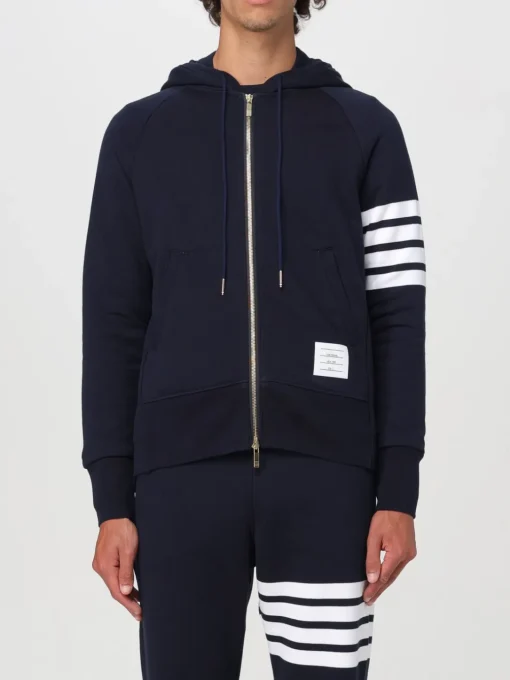 Felpa di cotone 4-bar Thom Browne