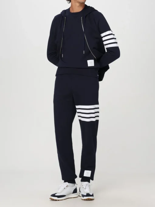 Felpa di cotone 4-bar Thom Browne