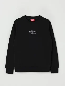 Felpa Diesel in cotone con logo ricamato
