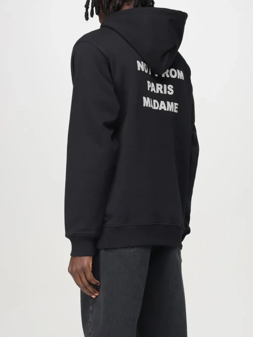 Felpa Drole De Monsieur in cotone con logo