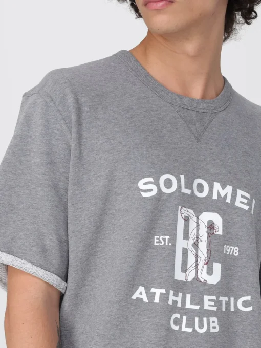 Felpa in cotone con logo Brunello Cucinelli