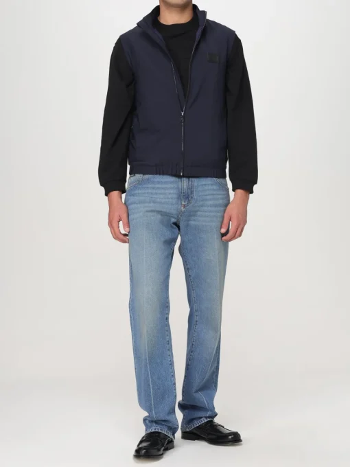 Felpa in cotone con logo Dolce & Gabbana