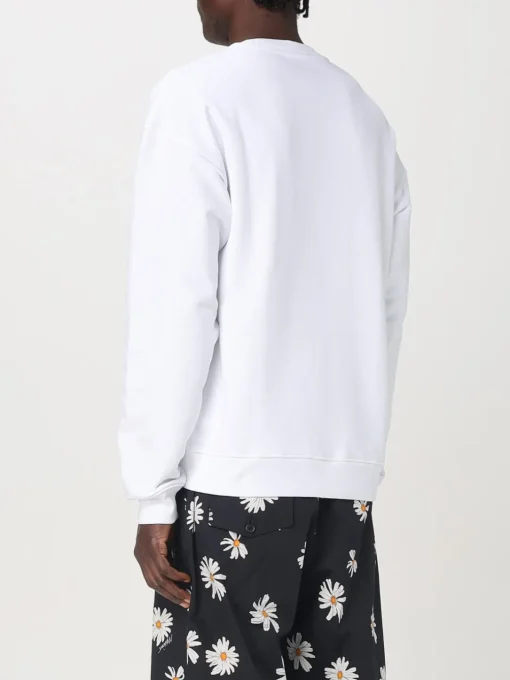 Felpa Moschino Couture in cotone con logo