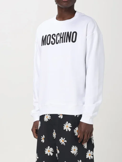 Felpa Moschino Couture in cotone con logo