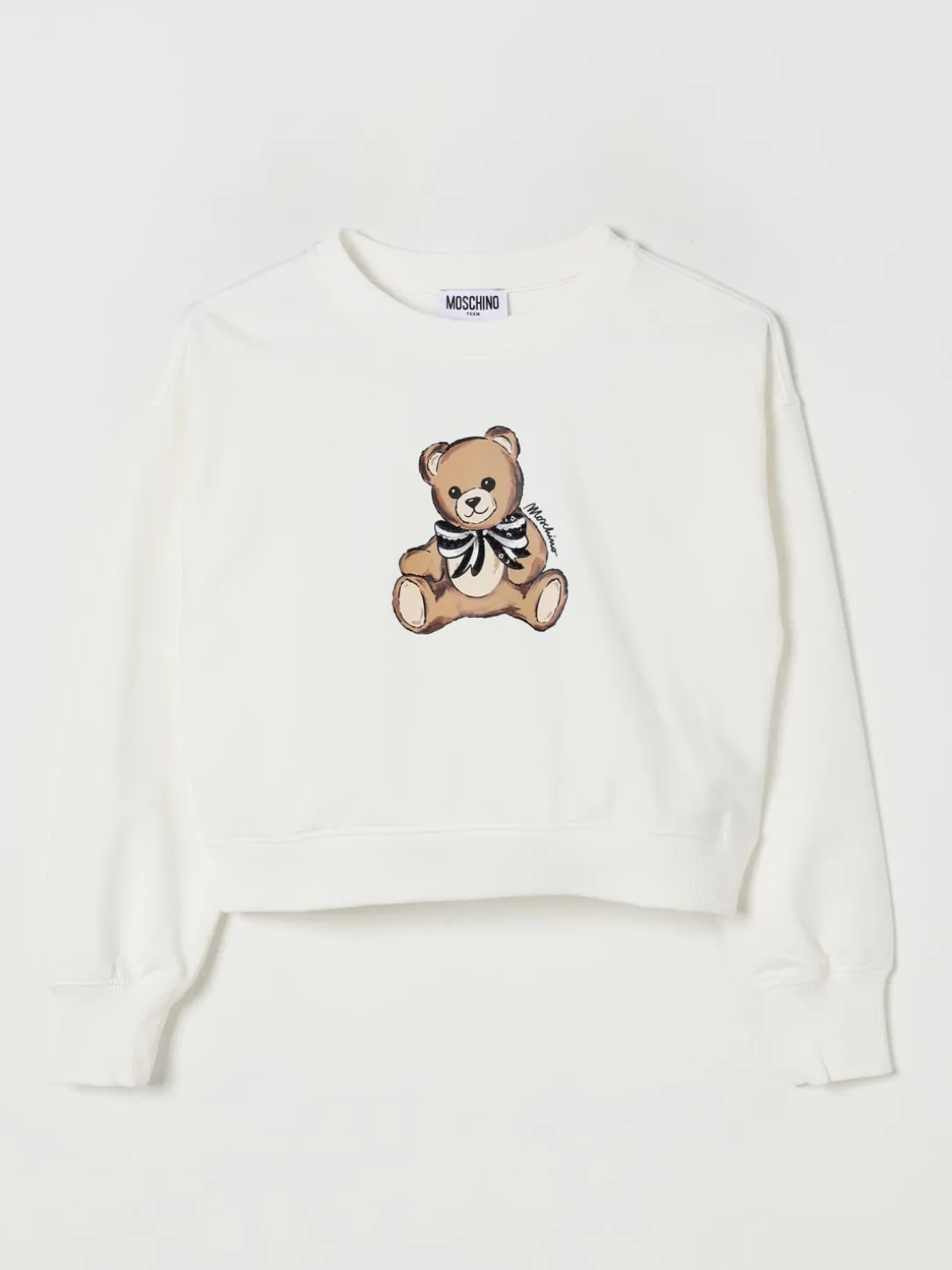 Felpa Moschino in cotone con logo