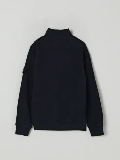Felpa Stone Island Junior in cotone con logo