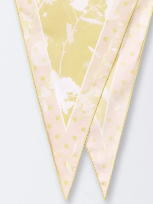Foulard Fabiana Filippi in seta con stampa floreale