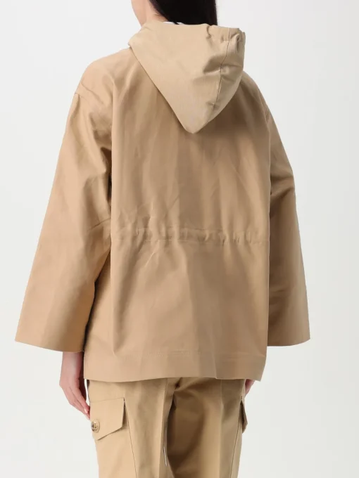Giacca a vento con cappuccio in cotone Twinset