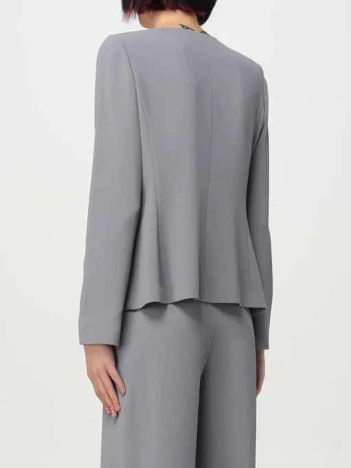 Giacca Emporio Armani in crêpe plissettato