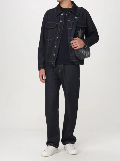 Giacca Fendi in denim di cotone