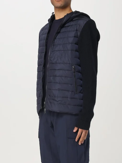 Giubbotto Add in nylon trapuntato e jersey
