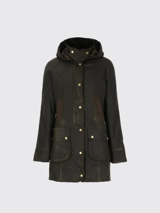 Giubbotto Barbour in cotone cerato