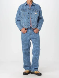 Giubbotto Carhartt Wip in denim di cotone