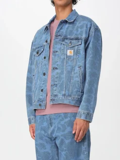 Giubbotto Carhartt Wip in denim di cotone
