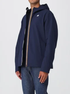 Giubbotto K-Way in nylon con logo