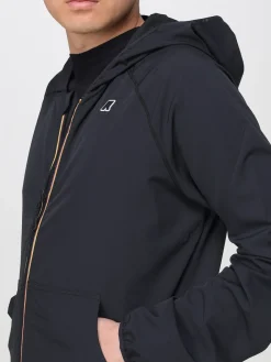 Giubbotto K-Way in tessuto tecnico con cappuccio