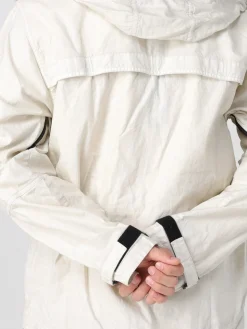 Giubbotto Lino Gommato Stone Island in tela di lino spalmata