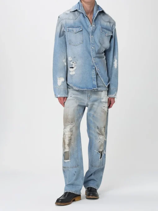 Giubbotto MM6 Maison Margiela in deim