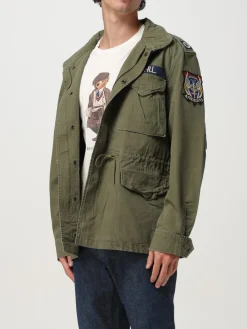 Giubbotto Polo Ralph Lauren in cotone con patch