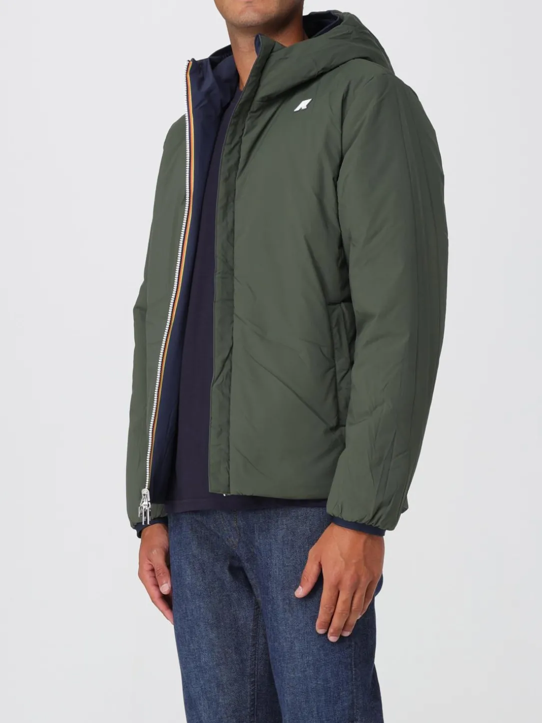 Giubbotto reversibile K-Way in nylon