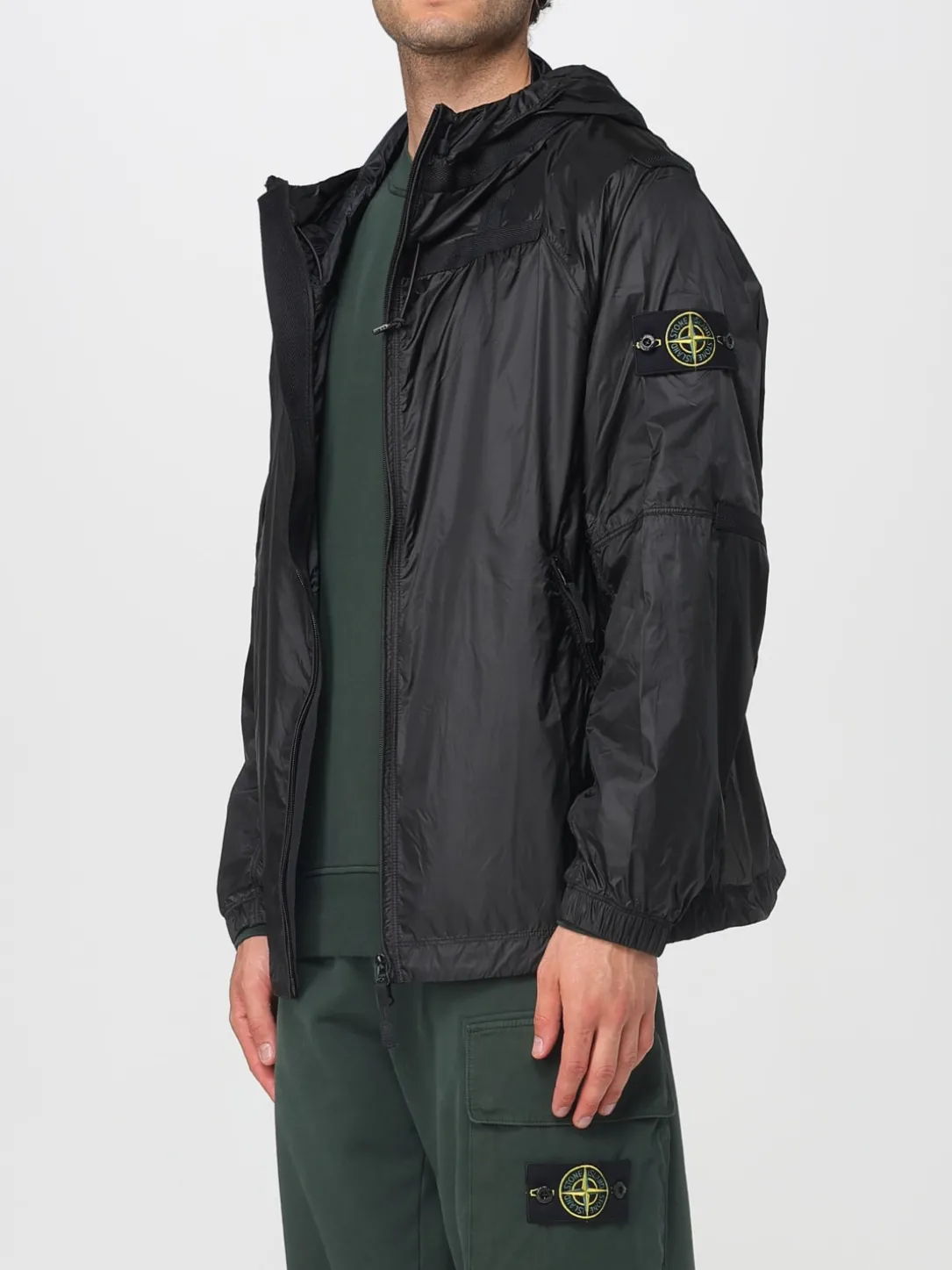 Giubbotto Stone Island in nylon Ripstop