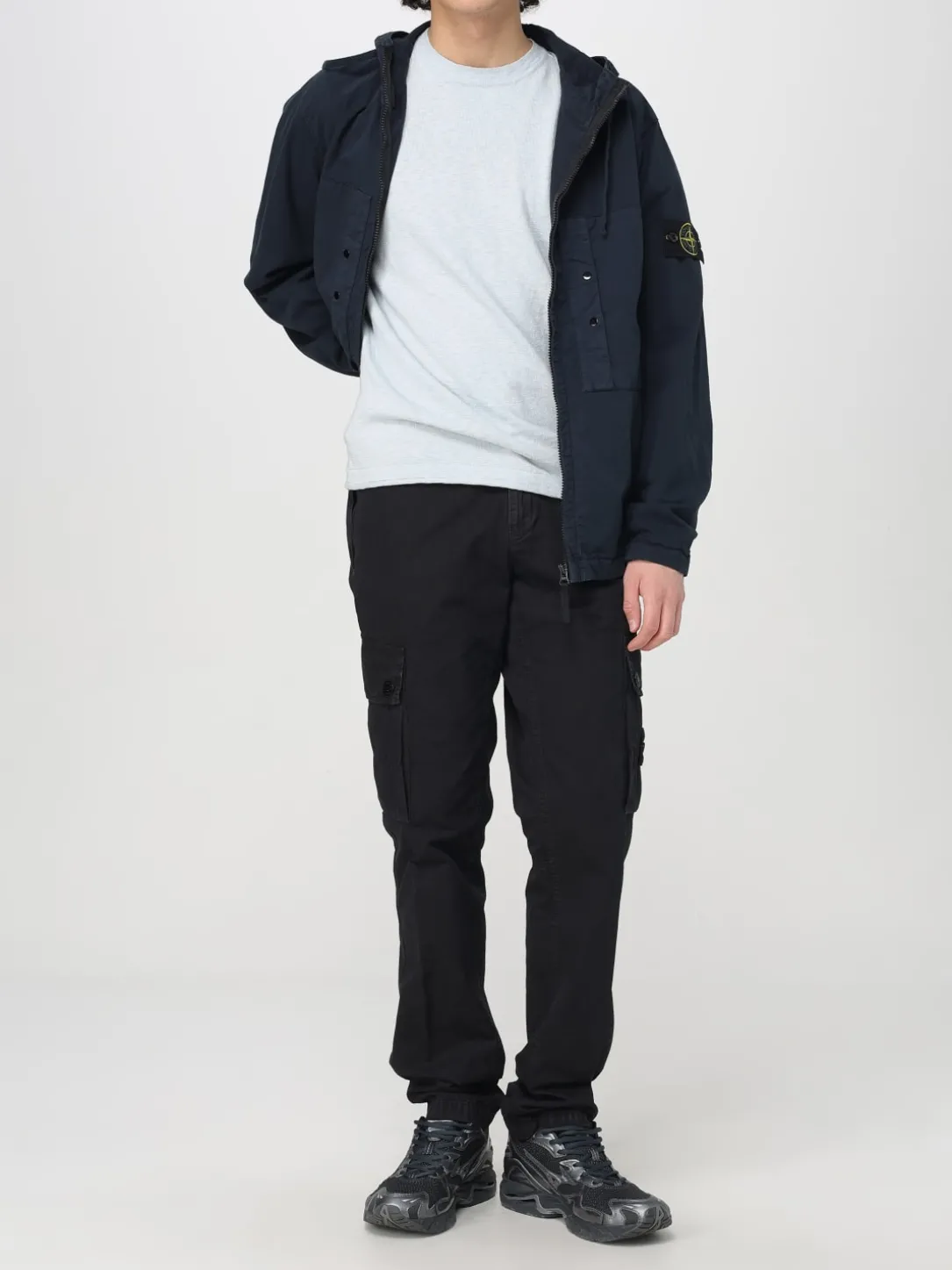 Giubbotto Stone Island in cotone stretch