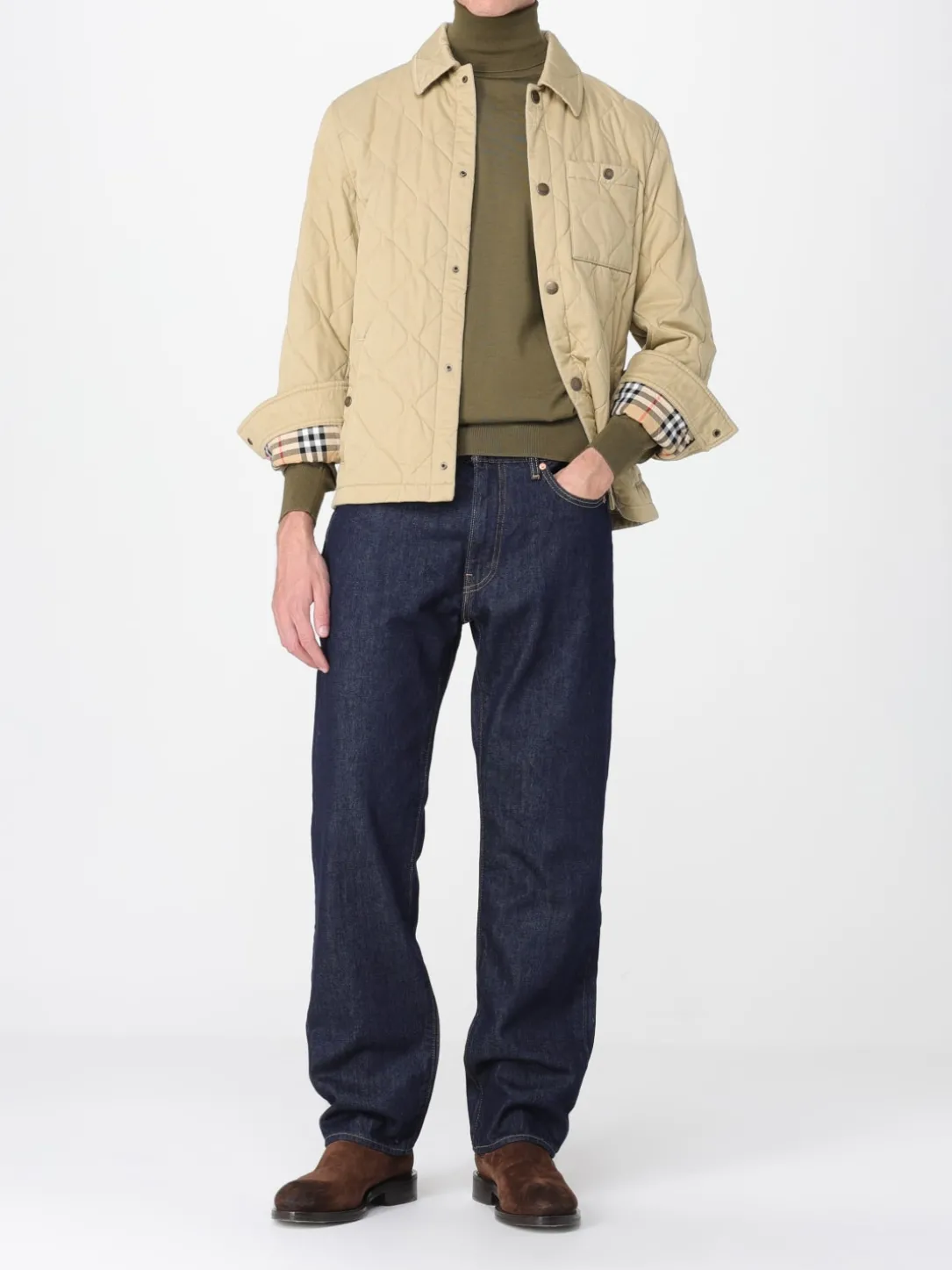 Giubbotto trapuntato Burberry in cotone