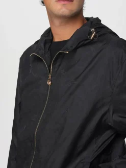 Giubbotto Versace in nylon con cappuccio