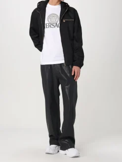 Giubbotto Versace in nylon con cappuccio