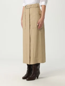 Gonna Alberta Ferretti in misto lino