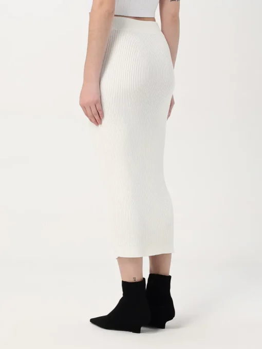 Gonna Balmain in misto viscosa con bottoni