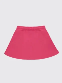 Gonna jogging in cotone con logo Mochino