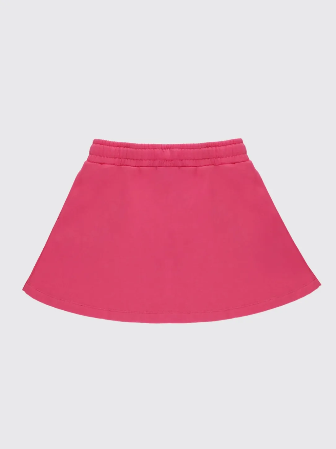 Gonna jogging in cotone con logo Mochino