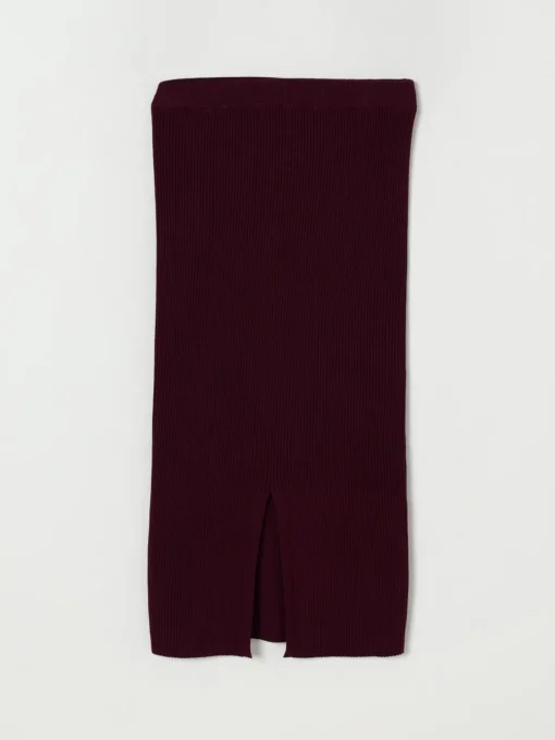 Gonna Twinset in maglia a coste
