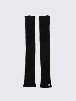 Guanti lunghi in lana vergine a coste Rick Owens
